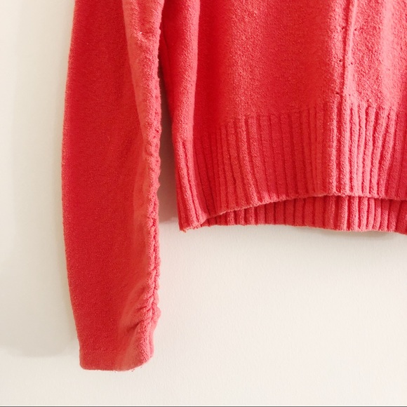 NWT Anthropologie Pink Zurich Hooded Sweater - Picture 5 of 8